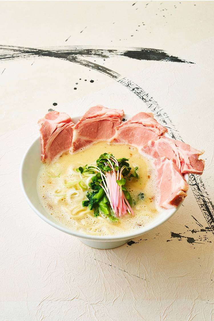 レアチャーシュー肉そば