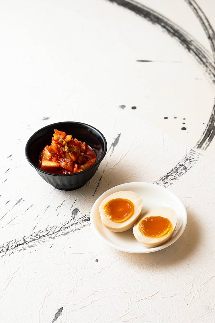キムチと煮卵